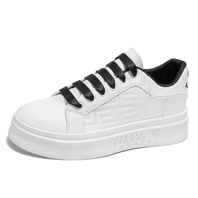 Summer Men's Shoes New Breathable Little White Shoes Boys Trend Versatile Platform Sports Shoes Casual Board Shoes Trendy Shoes