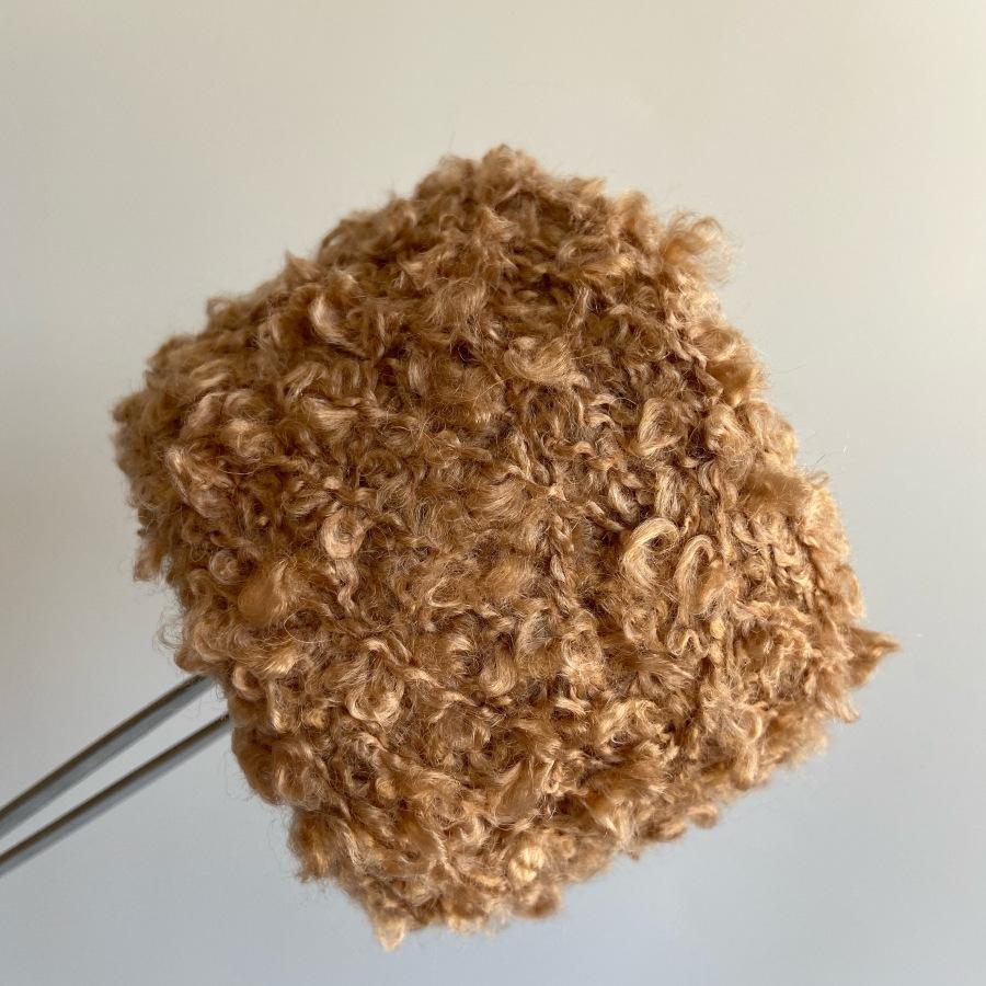 50g Featured Yarn Wool Loop Thread DIY Crochet Doll Hair Creative Braided Wool Ball Yarn Handcraft Hat Shoes Crochet Thread Yarn