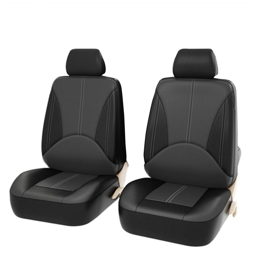 Car Seat Cover Leather  Front/Full Set Vehicle Seat Cover for Most Car Truck SUV Four Season Use PU Auto Seat Protector