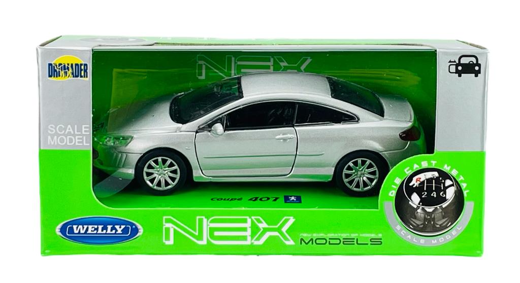 WELLY PEUGEOT 407 SILBER 1:34 42368