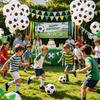 100 stk Fodboldballoner, 12 Tommer Fodboldmønster Latexballoner, Sportsfest Dekoration til Kampdag, Fanklub Fejring