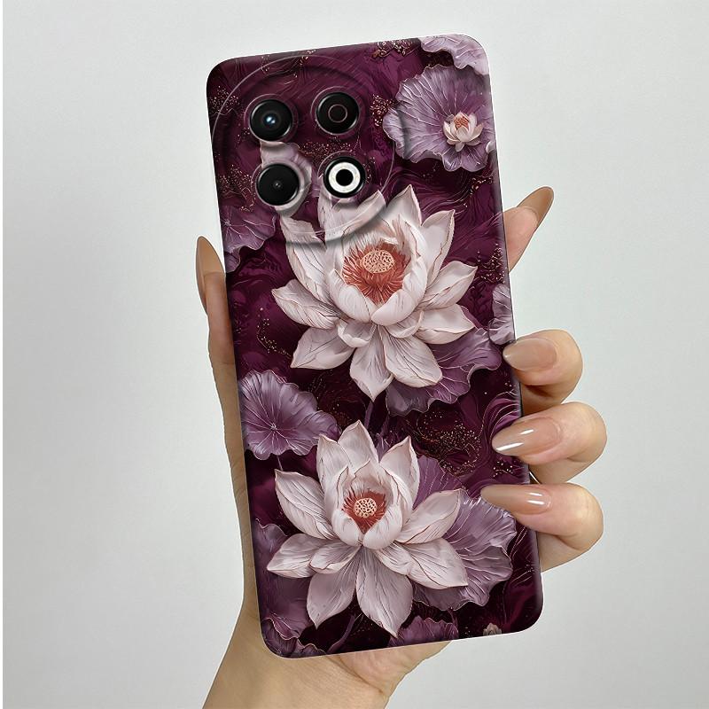 For Tecno Spark 30 Pro KL7 Phone Case 30Pro 4G Cover Soft Silicone Sweet Painted Shell Cartoon Funda Lovely Printed Casing Coque