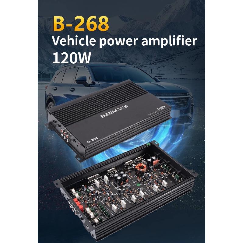 4 Channel Class AB 12V Car Amplifier, 7800W Max Power Stereo Amplifier, Car Audio Amplifier Drive Subwoofer & Speaker, Amplifier