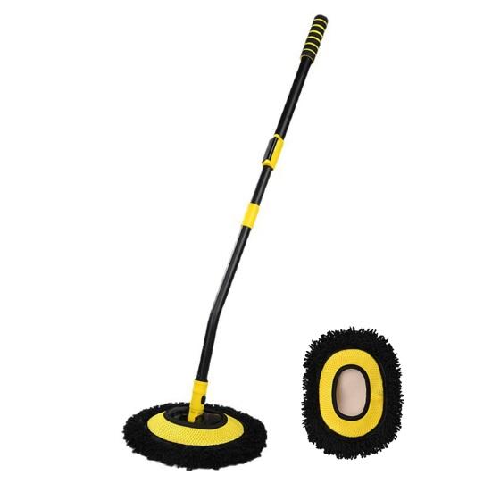 Car Cleaning Brush with Elbow Design, Retractable Handle Cleaning Brush, Bending Car Cleaning Tool for Cars RV Trucks