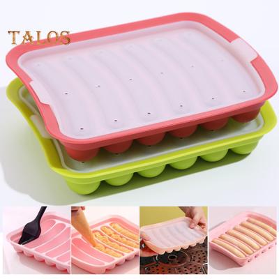 Sausage Mold Easy To Release DIY Reusable Durable Hot Dog Mold with Cover Kitchen Supplies