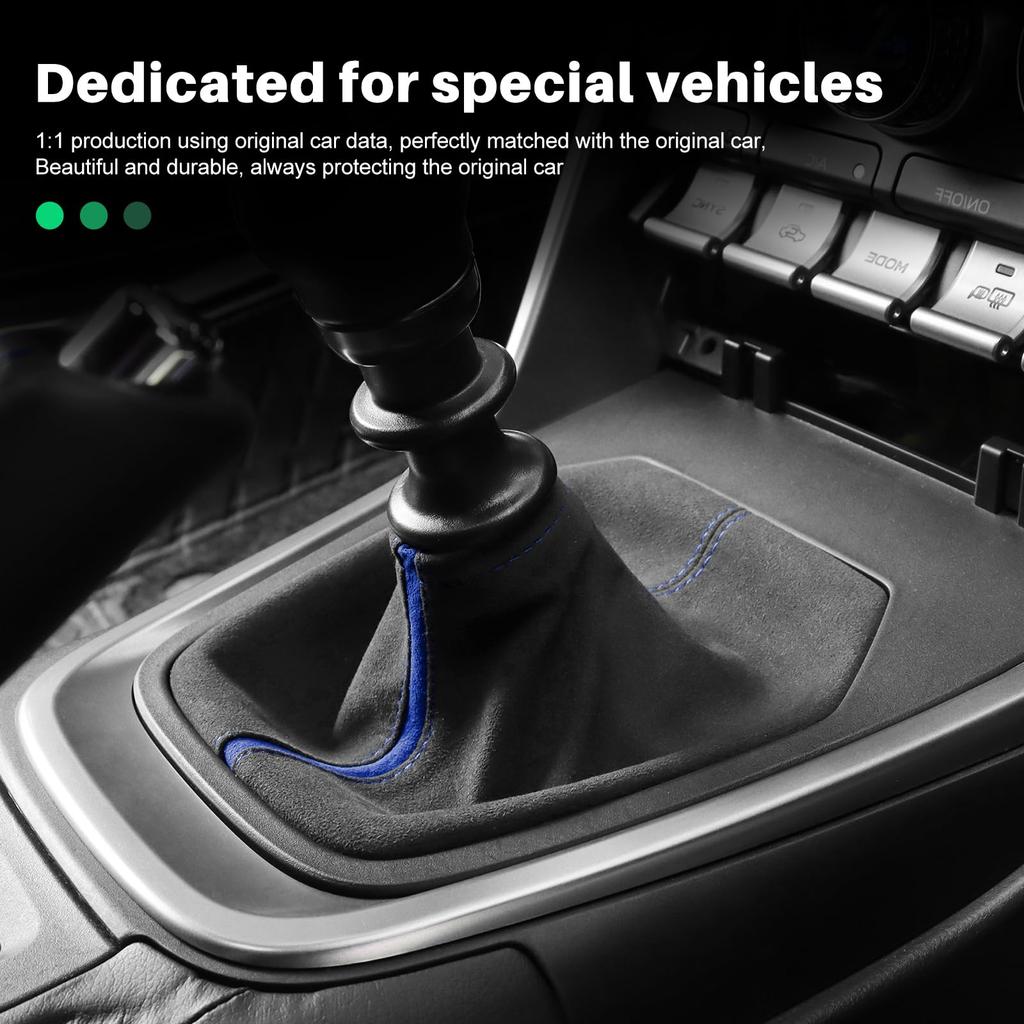 KUNGKIC MT Toyota GR86 ZN8 Subaru BRZ ZD8 2021-2024 Mieszki zmiany biegów Styl Alcantara Zamsz