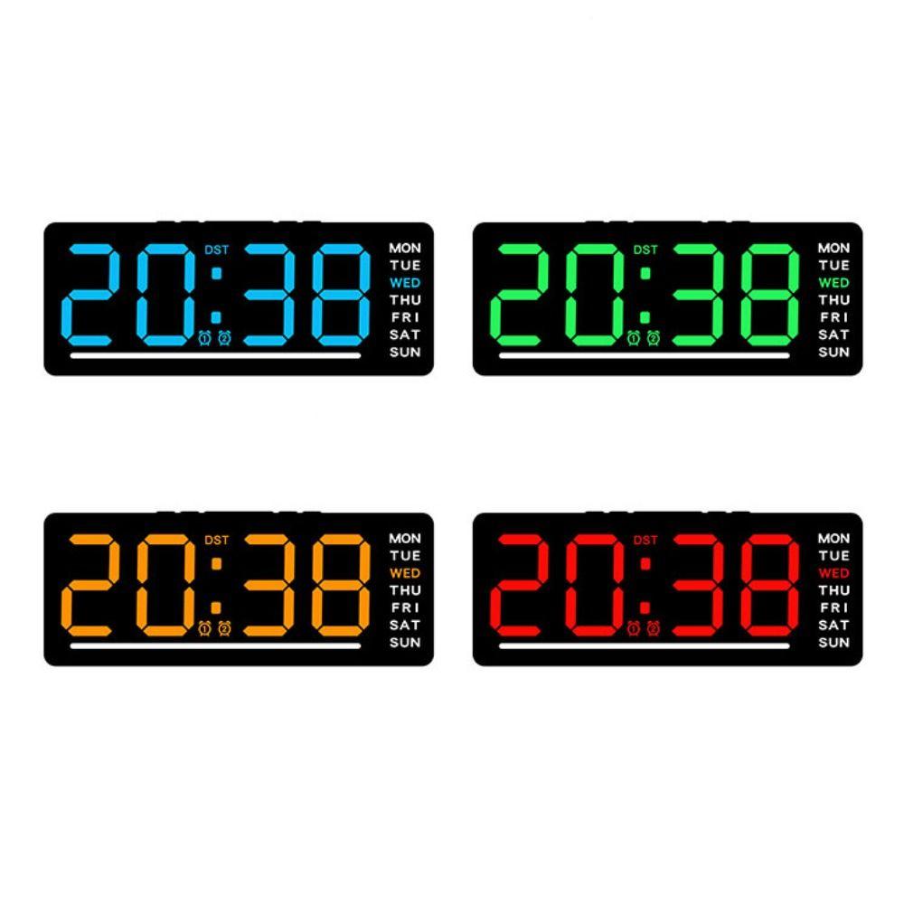 12/24H Digital LED Clocks ABS Alarm Clocks New Electronic Clock