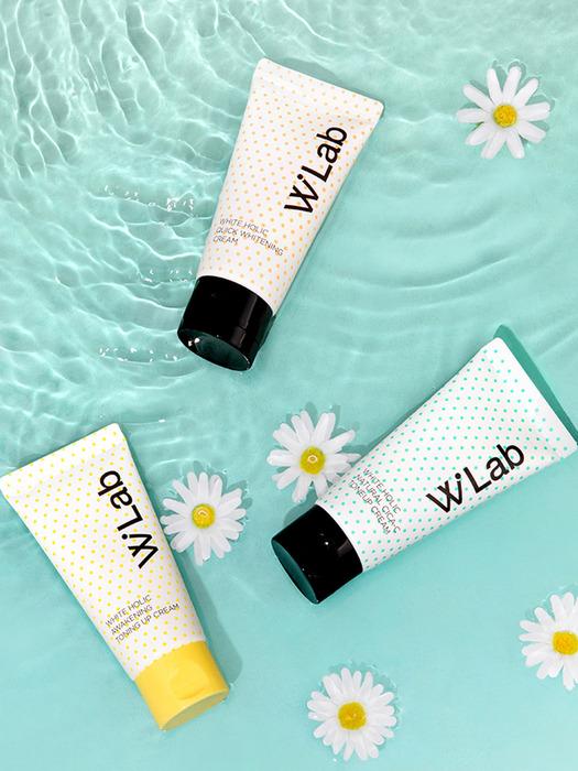 Wlab Whiteholic Natural Cica C Tone-Up Cream 50ml / A gentle tone-up cream that you apply and sleep with.