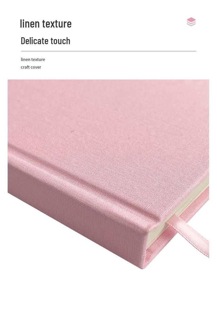 Japanese-Style A5 Gratitude Diary: 5-Minute Burlap Cover Notebook