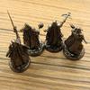 Pure Brass Humanoid Soldier Figurine - Phantom Legion Wargame Toy Ornament for Boys