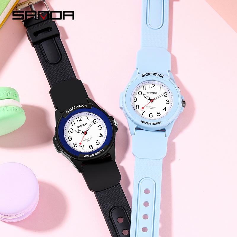 Sanda Retro Luminous Quartz Watches for Men & Women - Fashionable Sports & Outdoor Waterproof Watches