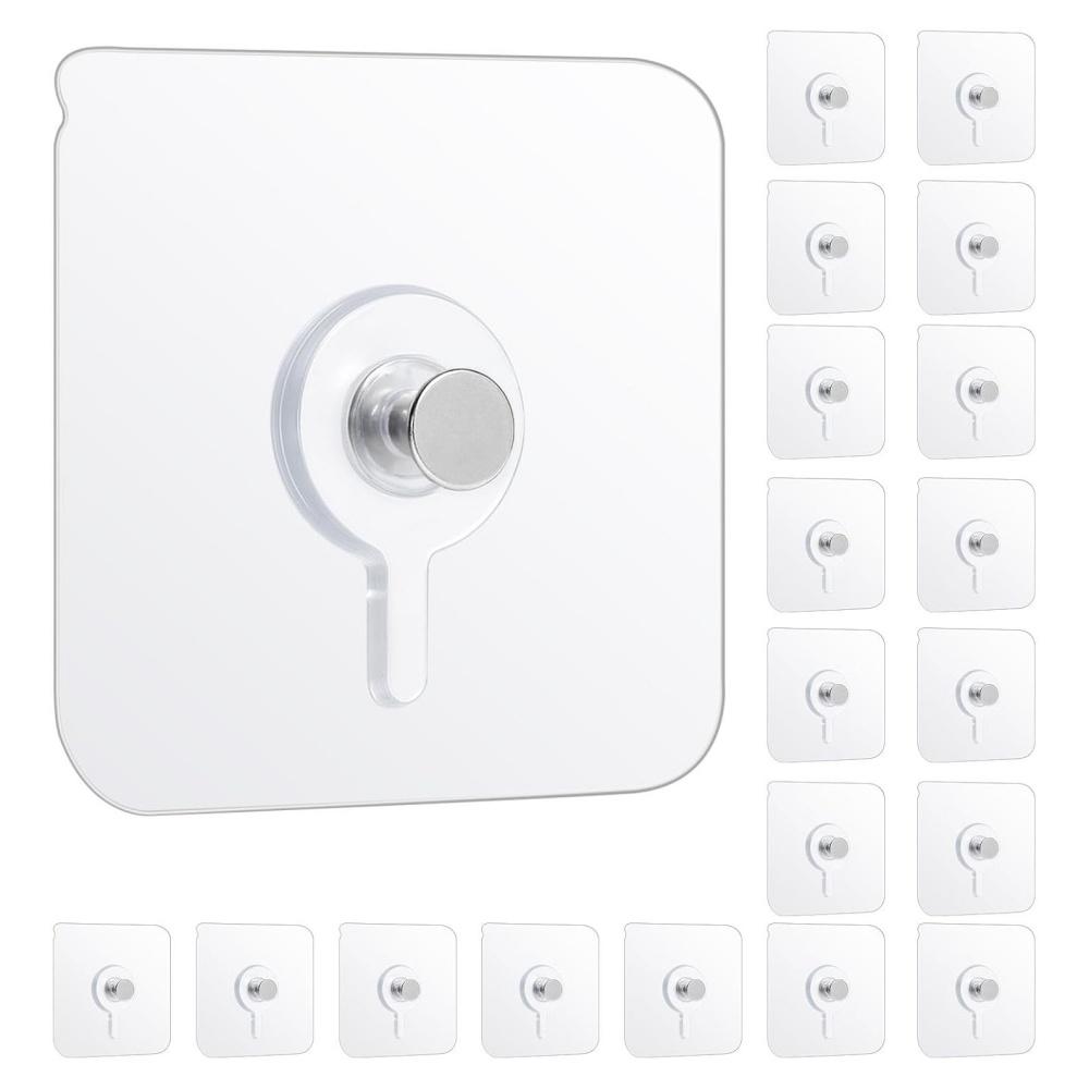 Adhesive Hooks - 20pcs Strong - For Picture Frame/Poster/Photo/Clock Nail-Free