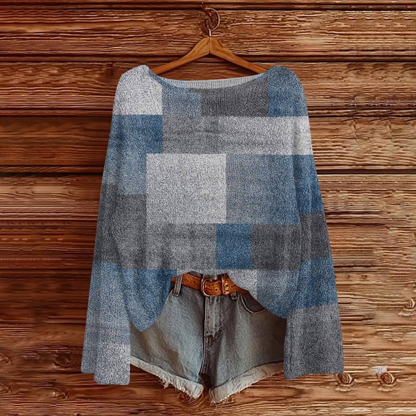 

Sweatshirts For Children Boys And Girls Knit Sweater Cute Shirt Fall Crewneck Pullover Tops 110 синій