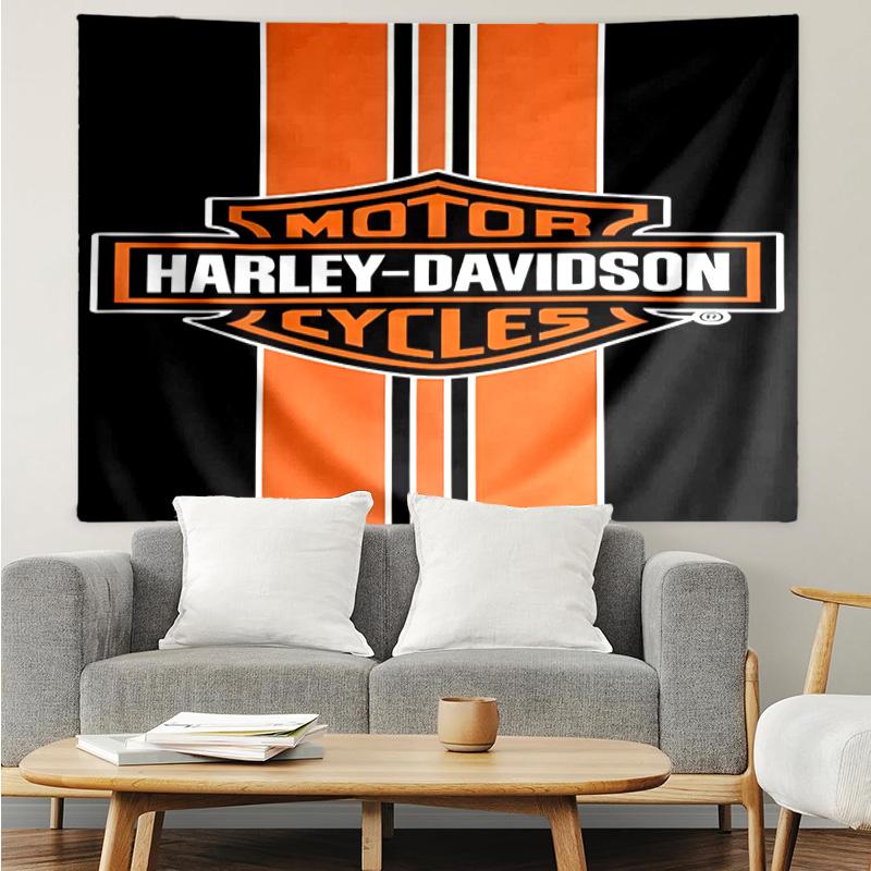 1PC Harley-davidson Motorcycle Artwork Tapestry, Unique Design Tapestry, Suitable for Bedroom,Livingroom, Playroom,Heartwarming Holiday Gifts