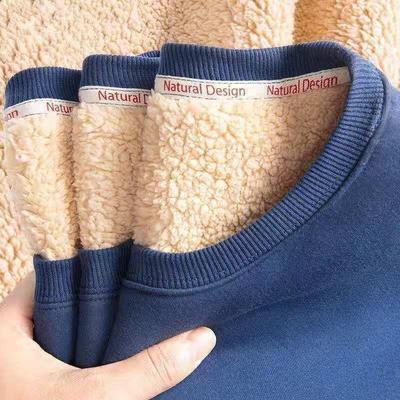 Heren 2022 Winter Lamsleer Sweatshirt - Zachte, Dikke en Warme Jas