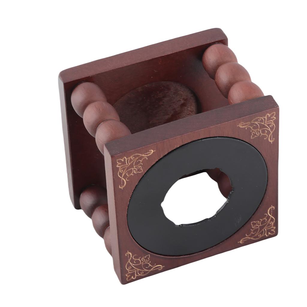 Vintage Wax  ing Furnace, Wooden Copper Wax   Stamp Warmer Furnace with   Standing Spoon, For Decorating Envelopes, Invitations, Gift Boxes