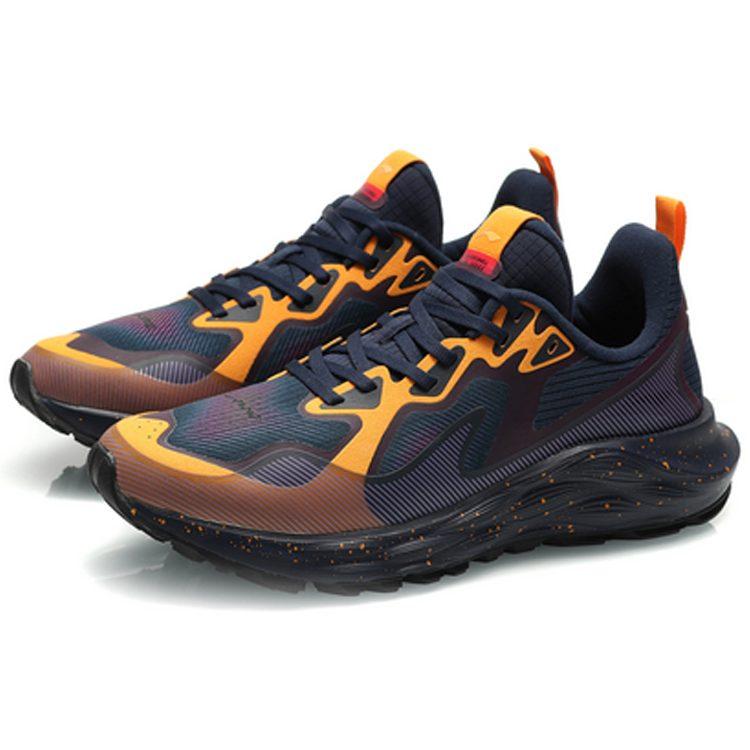 Li Ning Cloud Shield Slip Resistant Abrasion Resistant Slip Resistant Abrasion Resistant Low top Running Shoes Men's ARHQ143-4