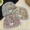 Knitted Pullover Hat for Women In Autumn and Winter Versatile Niche Bag Head Hat  Big Head Circumference  Face Showing Small Woolen Hat