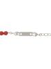 Debbyoung Ball Beads Necklace [Red Jade]