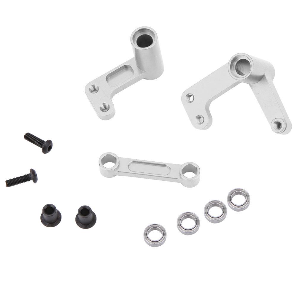 

Комплект рульового управління з алюмінієвого сплаву RC для Traxxas Bandit Rustler Slash 2WD (Срібло)