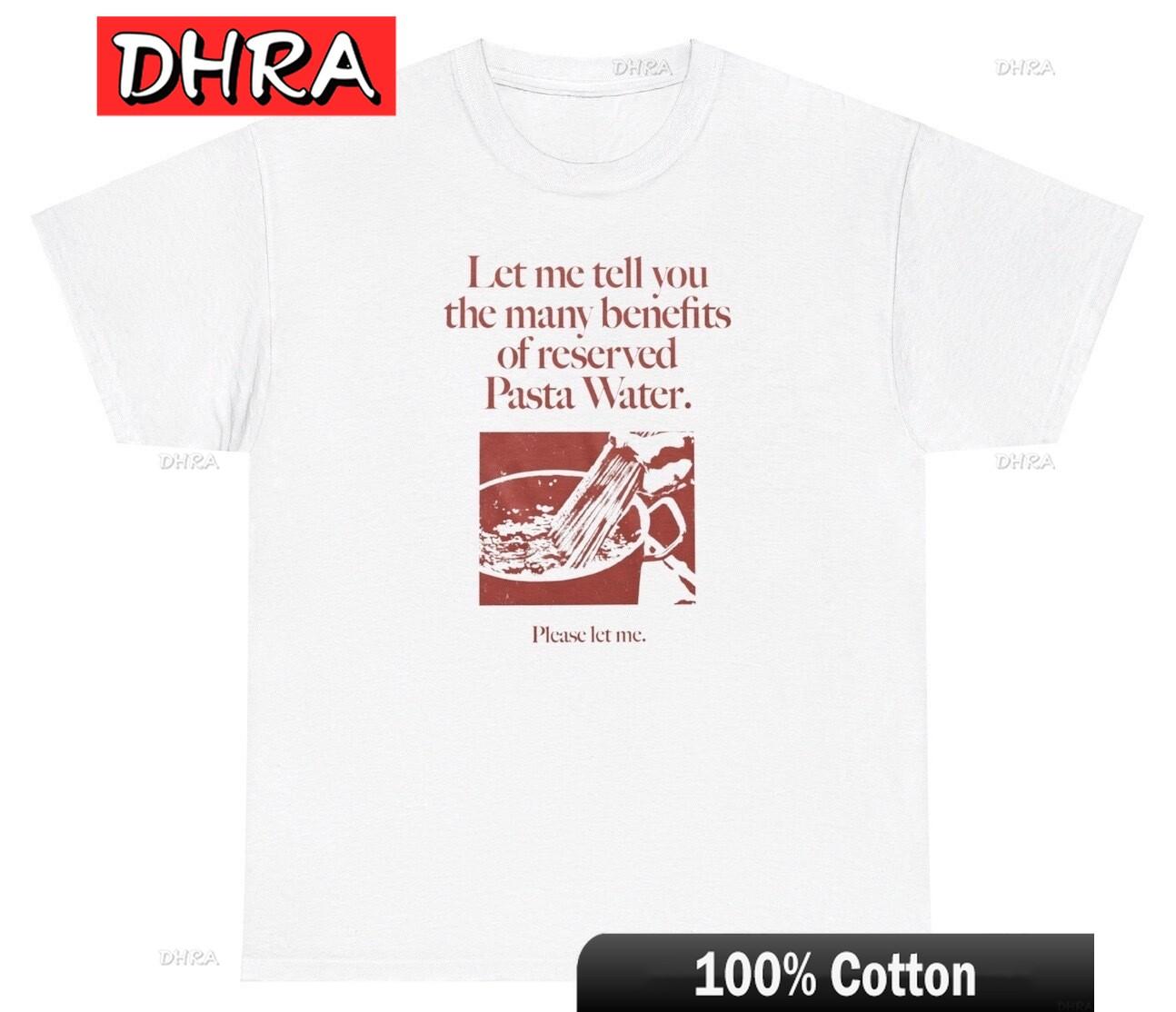 Benefits of Pasta Water Meme T Shirt Funny Italian Food Lover Gen Z Humor Tee Vintage Edgy Unique Tshirts Edgy Aesthetic S