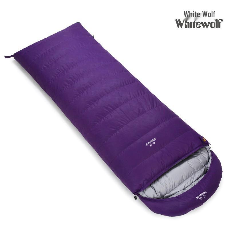 Ultralight White Duck Down Sleeping Bag for Outdoor Camping