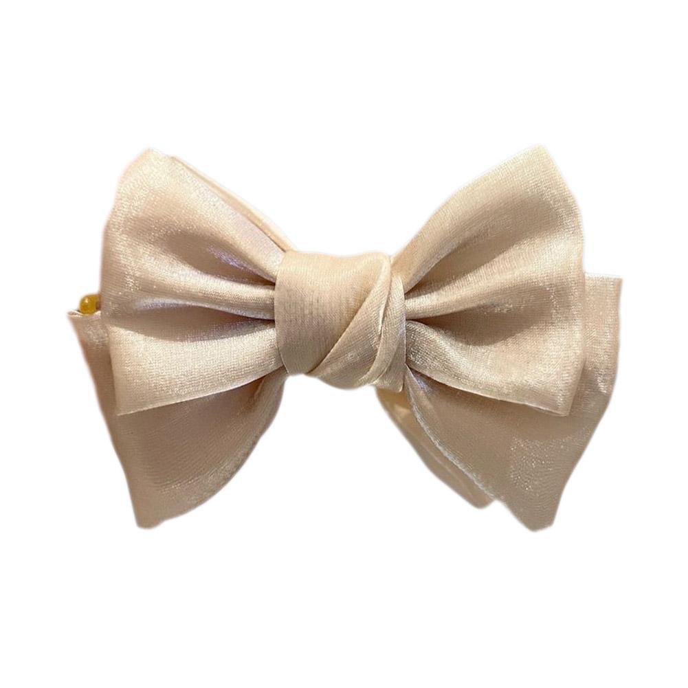 1PCS Bow Hair Clamp Back Head Hair Accessories Hair Clip Pastoral Style Hairpin Women Girls Headwear Accessories Christmas Gifts