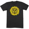 Ned'S Atomic Dustbin Gelb Klassisches Logo Offizielles T-Shirt Herren Unisex