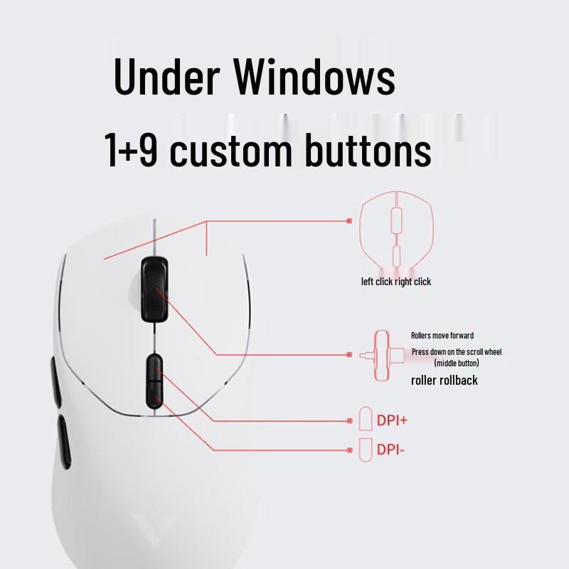 Rapoo VT1PRO MAX Dual-Mode Gaming Mouse