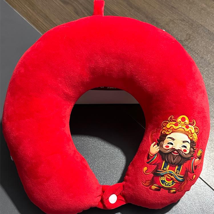 Almofada de Viagem em U para Pescoço e Costas para Escritório, Avião e Carro