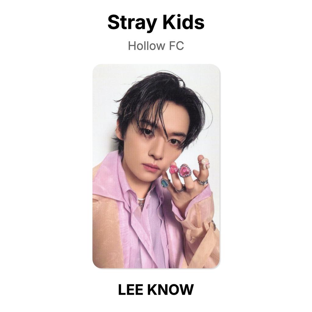 Stray Kids Hollow FC Official Photocard
