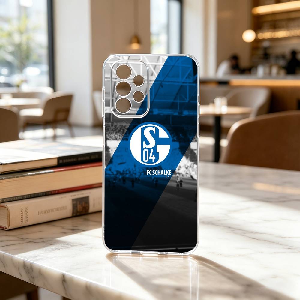 S-Schalke S04  Phone Case For Samsung S25,S24,S21,S22,S23,S30,Ultra,S20,Plus,Fe Transparent Cover