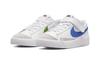 Nike Blazer 77 Casual Low Top Kids' Skateboarding Shoes White Blue Children Aged 3 7 Years Old DA4075-109