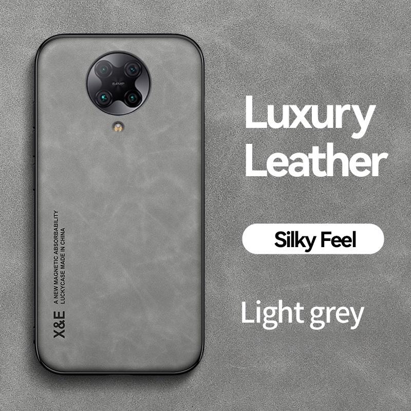 Funda For Xiaomi Poco F2 Pro Case Leather Car Magnetic Holder Phone Case For Poko Little F 2 PocoF2 Pro F2Pro Matte Back Cover