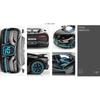 1/32 Bugatti Diecast Alloy Car Model Metal Pull Back Simulation Car Toy Boy Sports Car  Acousto-optic With To Open The Door Gift Car Toy
