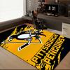 Pittsburgh Penguins Hockey Team Floor Mat for Living Room, Game Rooms, Office, Bedroom, Office Floor Mat Playful Design, Christmas Fan Gifts