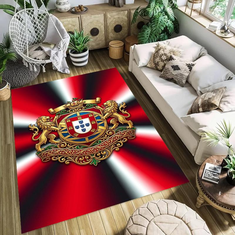 Portuguese Heritage Emblem carpet Doormat Home Decor Bathroom mat Protective pad Room