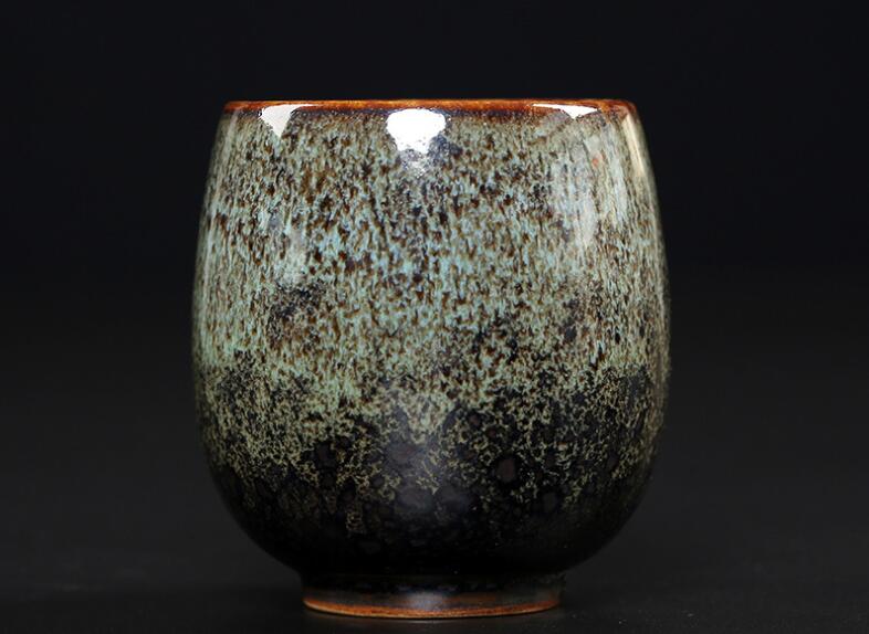 Wholesale Reusable 150ml Chinese Kung Fu Kiln Change Ceramic Home Tea Cup Japanese Style Ceramic Clay Tea Service Cup