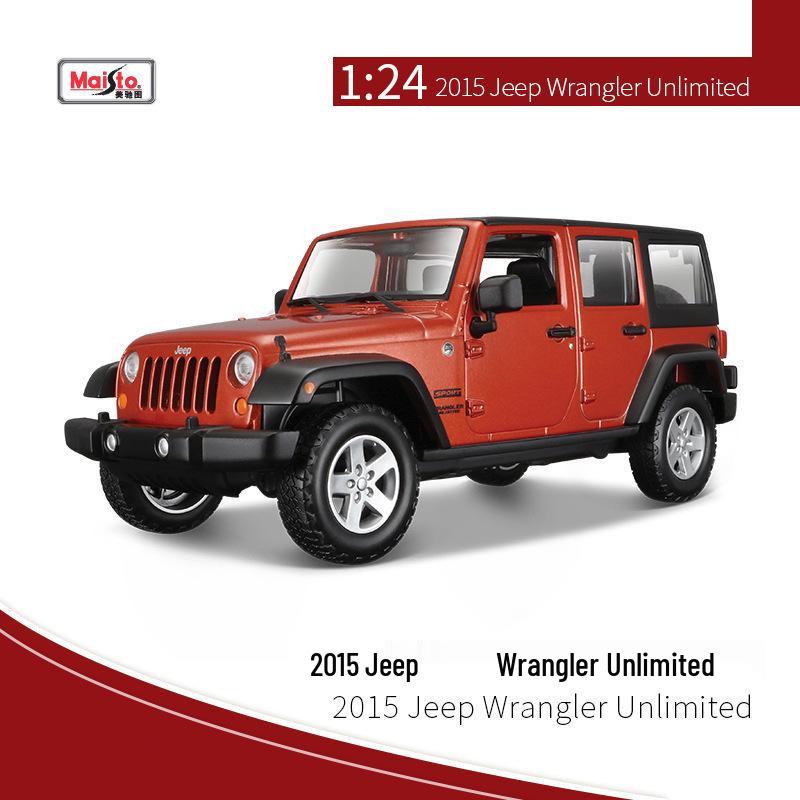 

Майсто 1:24 Джип Вранглер 2015 Сплав Модель Машины Коллекционный Подарок
