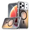 Stylish Discolour Magnetic Wireless Charge Cover for IPhone 17 Air 16 15 14 Plus 13 12 Pro Max Metal Lens Anti-fall Phone Case