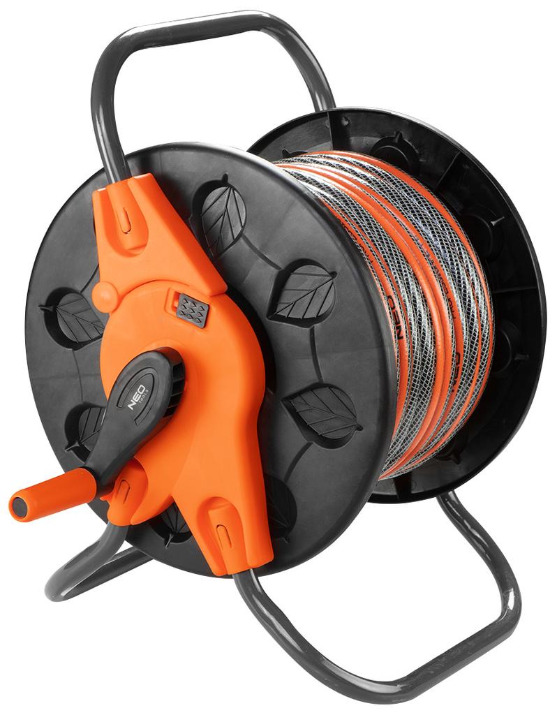 Garden hose stand, plastic, up to 60 m of 1/2" hose