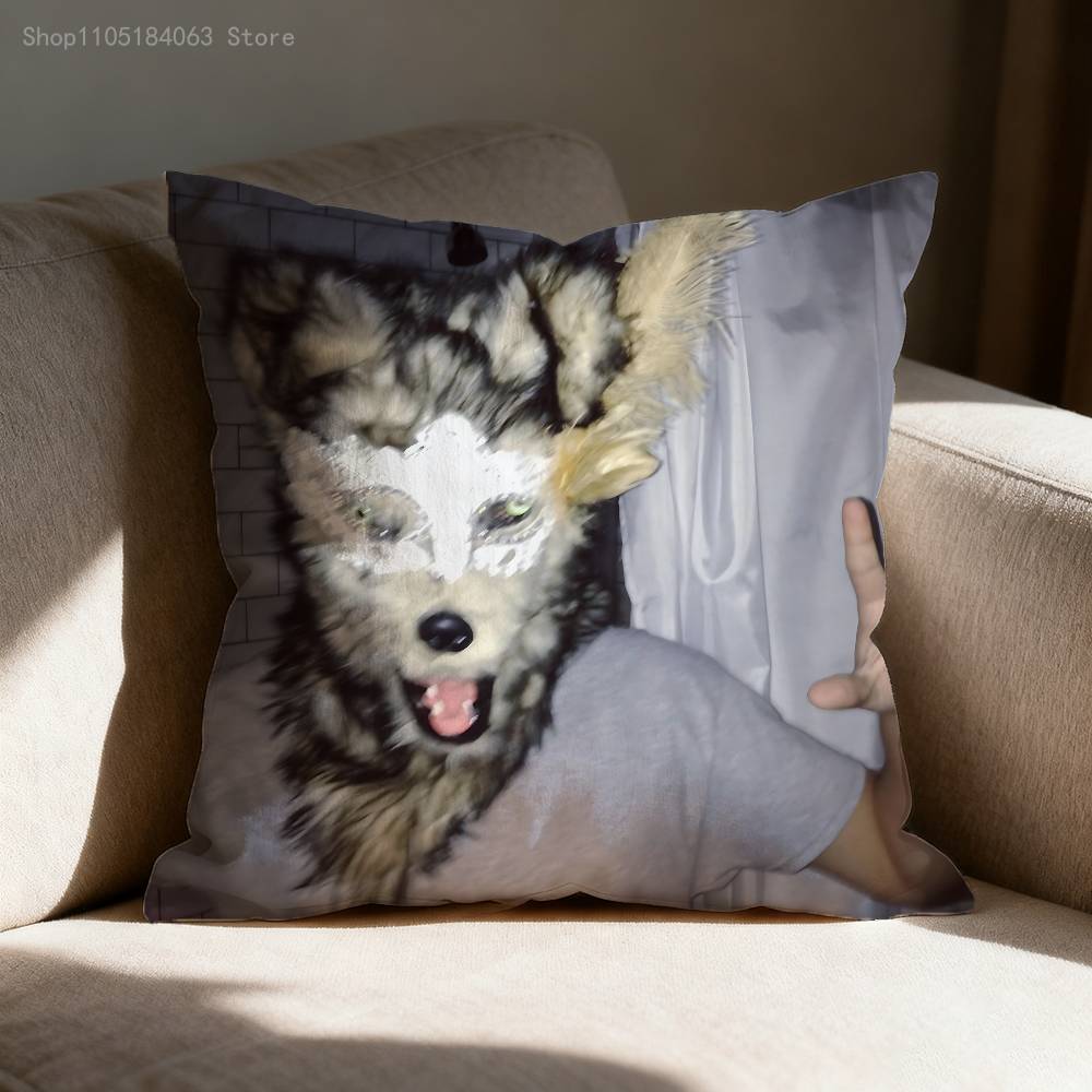F-Fakemink V-Vincenzo Pillow Case For Sofa Decor Car Office Room Printing Cushion Cover Decorations and Protector