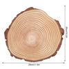 Natural Wood   Unfinished Wood Circles Ornaments Irregular Wood   with Bark