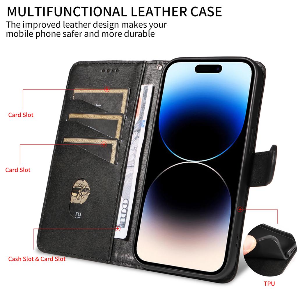 Magnetic Wallet Flip Leather Case for iPhone 17 Pro Max / 17e Phone Book Cover Shockproof for iPhone 17 Plus / Air Cases Funda