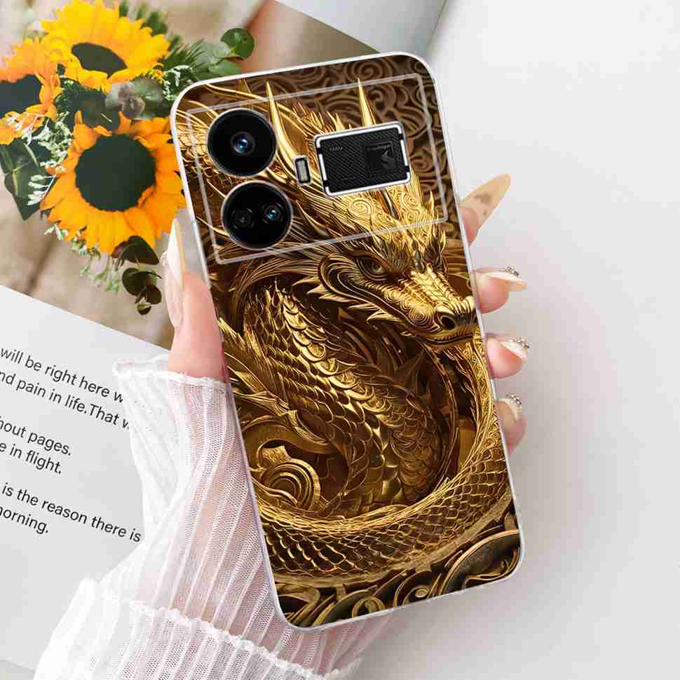 Bunte Mode Hülle für Realme GT5 5G RMX3820 Silikon TPU Abdeckung für Realme GT5 GT 5 240W 5G RMX3823 6.74" Bumper Handyhüllen