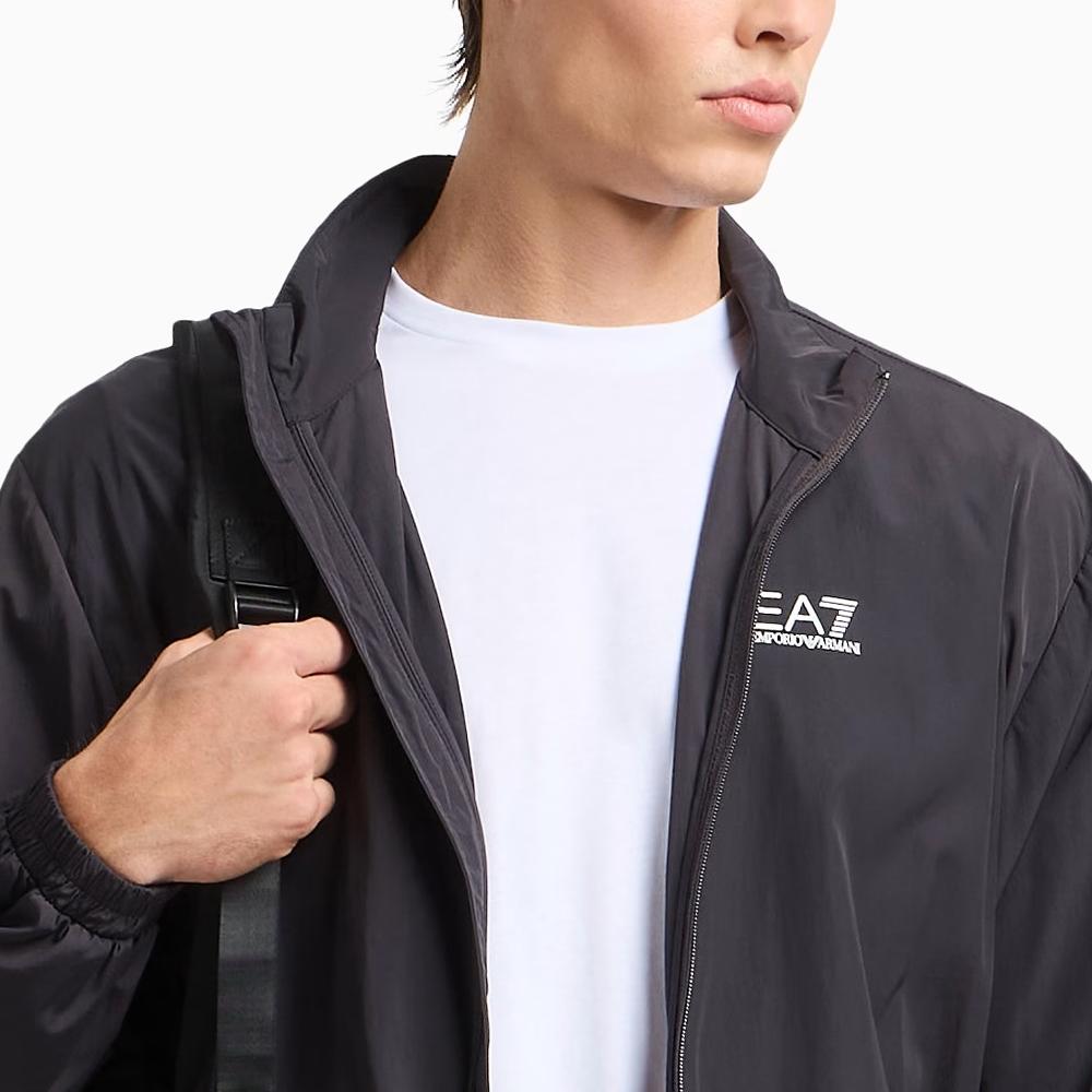 Emporio Armani EA7 SS25 Cotton Crew Neck Short Sleeve T-Shirt With Small Logo Men tops White 8NPT25-PJVPZ-0100