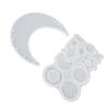 Windspiele Harzform Wiederverwendbar Elastisch Mond Stern Windspiele Silikonform DIY Epoxidform Wand
