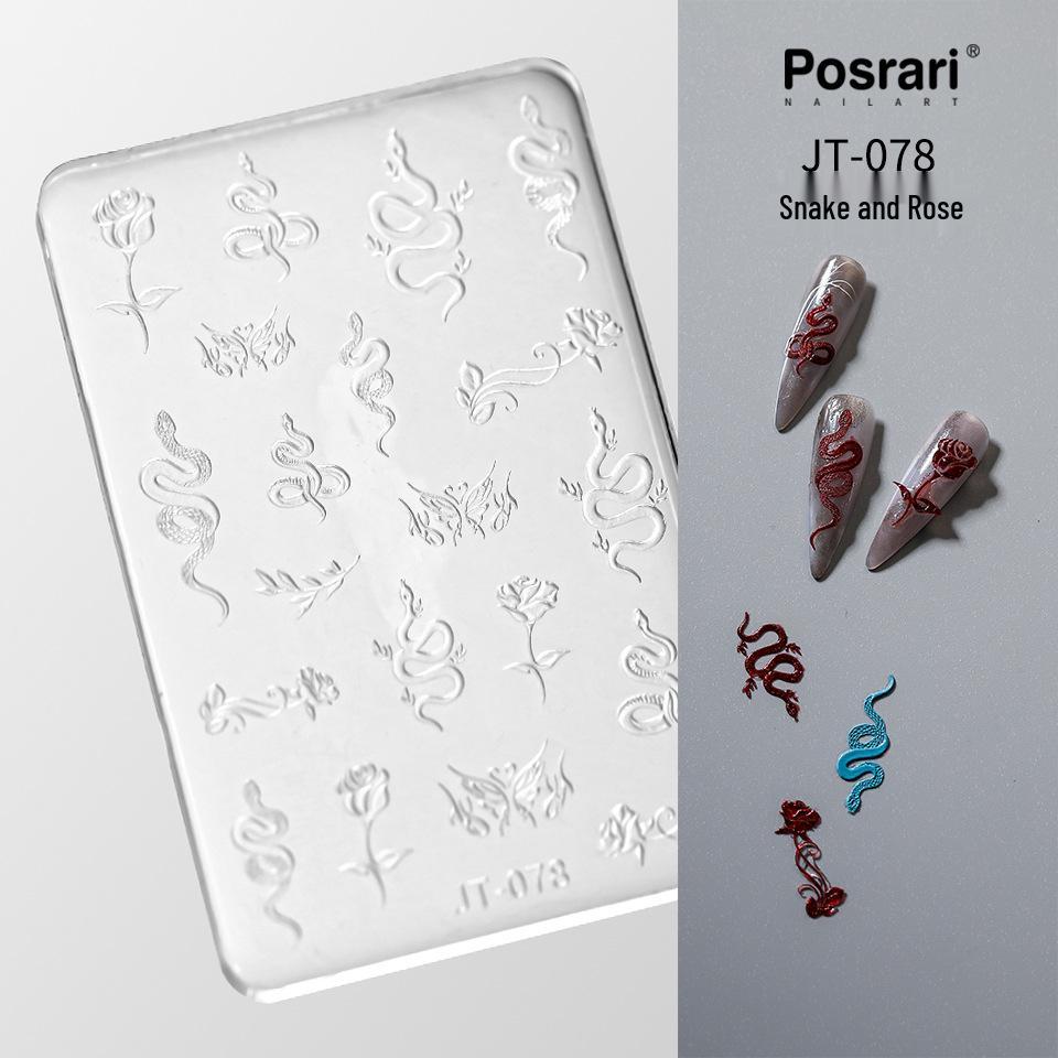 Tenso Mirror DIY Jewelry Crystal Epoxy Silicone Mold for 3D Phototherapy Carving - Model JT-046