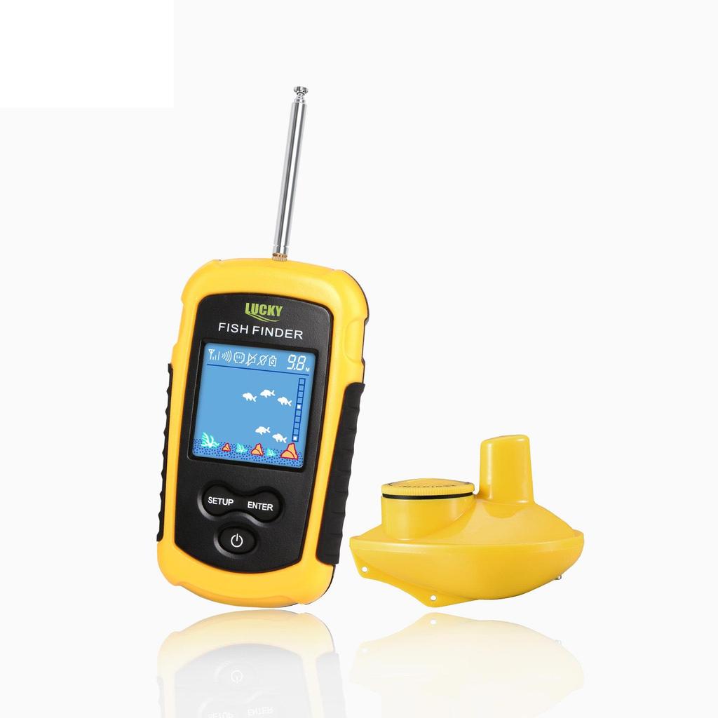 Lucky Portable Sonar Fish Finder & Wireless Depth Detector - FFCW1108-1