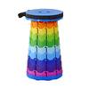 Yousheng Retractable Stool with Carrying Handle Portable Height Adjustable Lightweight Heavy Duty Outdoor Camping Picnic Fishing Telescoping Folding